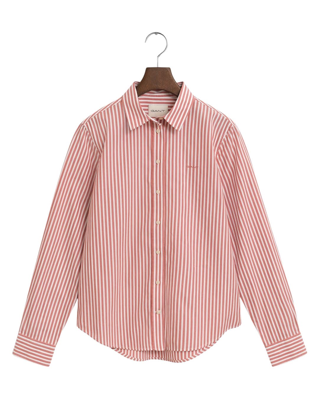 Gant Shirts Gant REG CLASSIC POPLIN STRIPED SHIRT G654 FADED BRICK