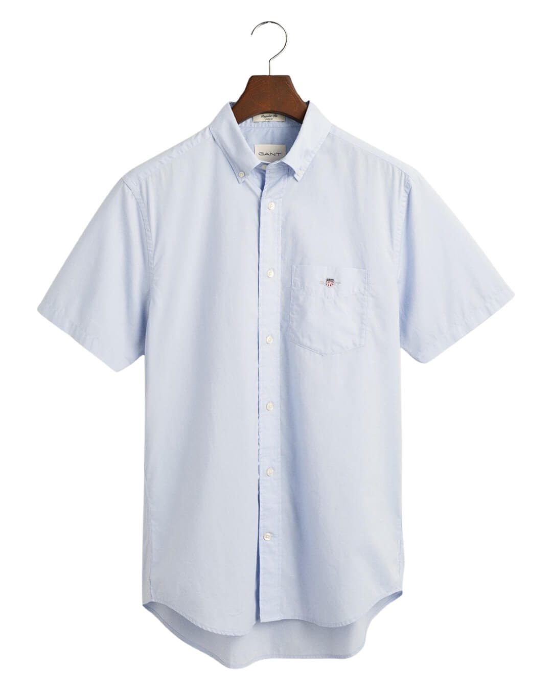 Gant Shirts Gant Regular Poplin Short Sleeved Shirt