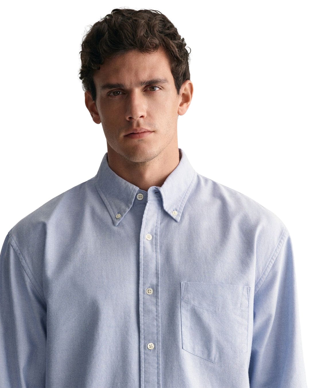 Gant Shirts REL HERITAGE OXFORD SHIRT G0440 MYOSOTIS BLUE