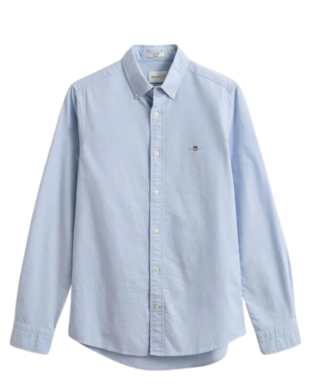 Gant Shirts Gant Slim Classic Oxford Shirt Light Blue Shirt