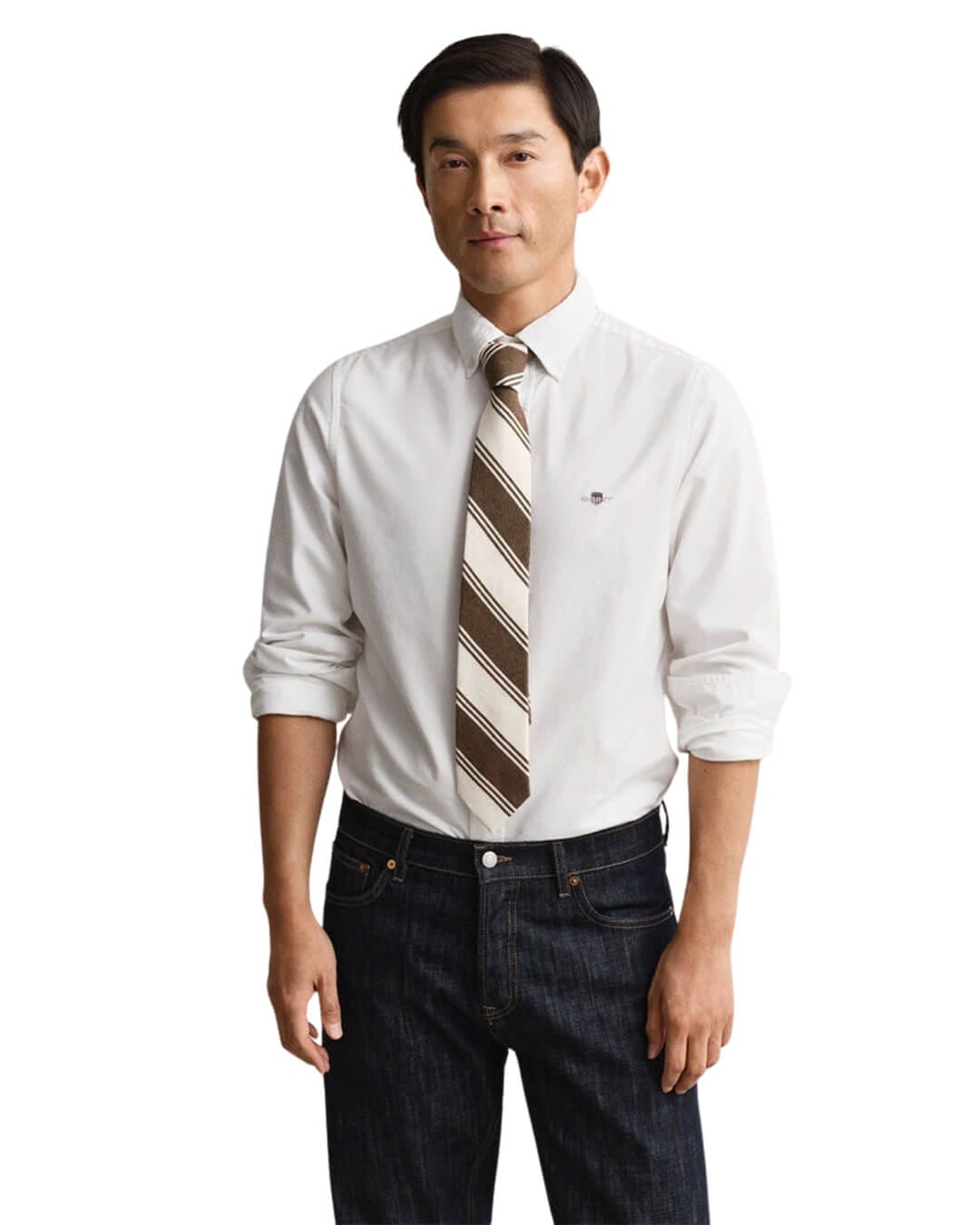 Gant Shirts Gant Slim Classic Oxford Shirt White Shirt