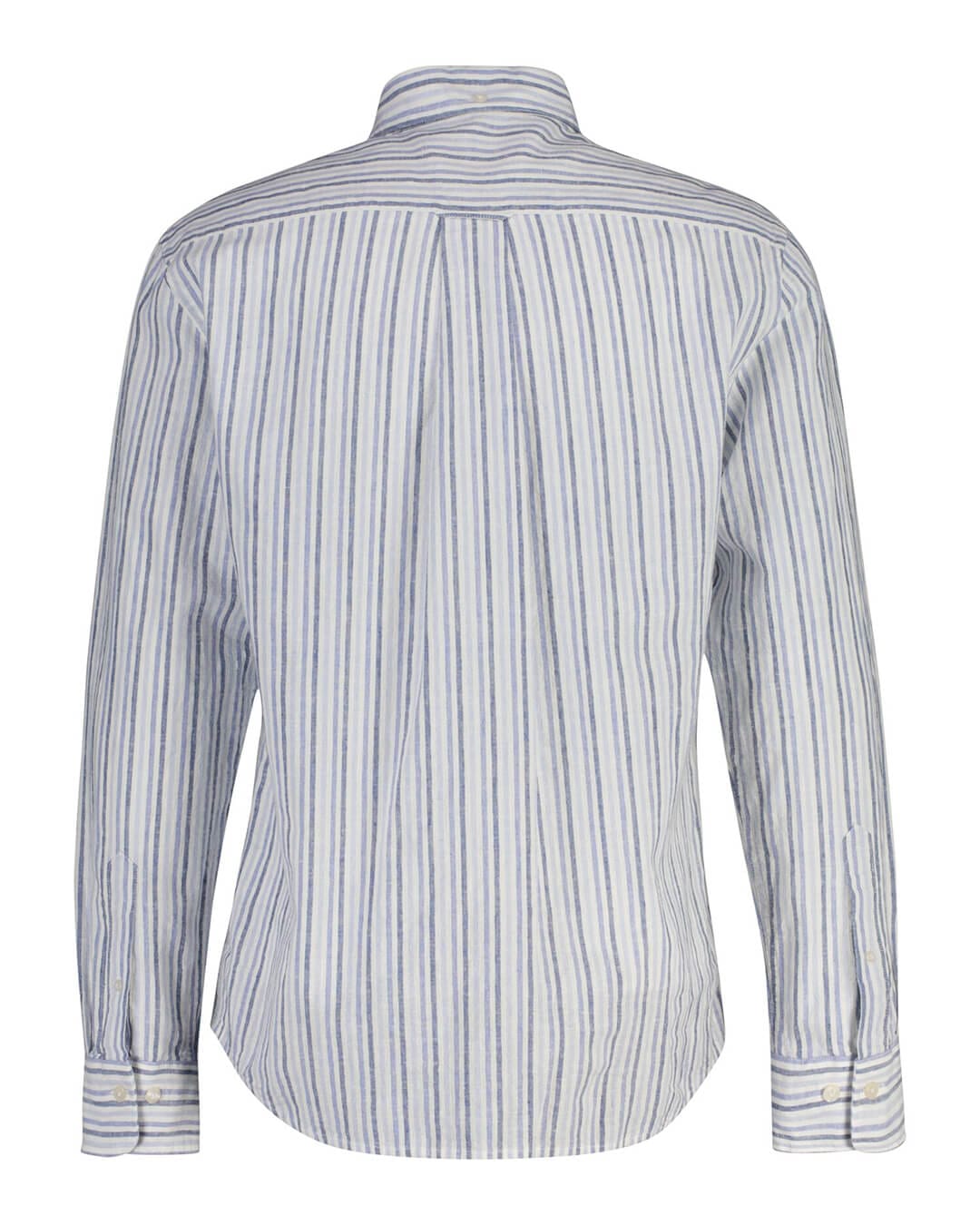 Gant Shirts Gant  Vintage Blue Reg Cotton Linen Stripe  Shirt