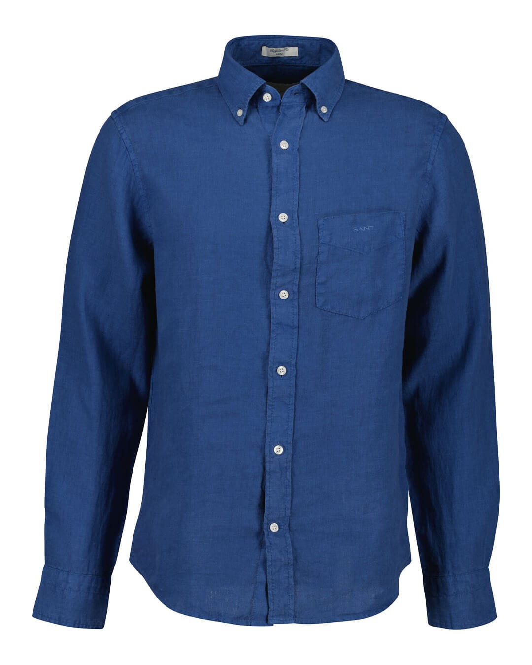 Gant Shirts Gant Vintage Blue Reg Gmnt Dyed   Shirt