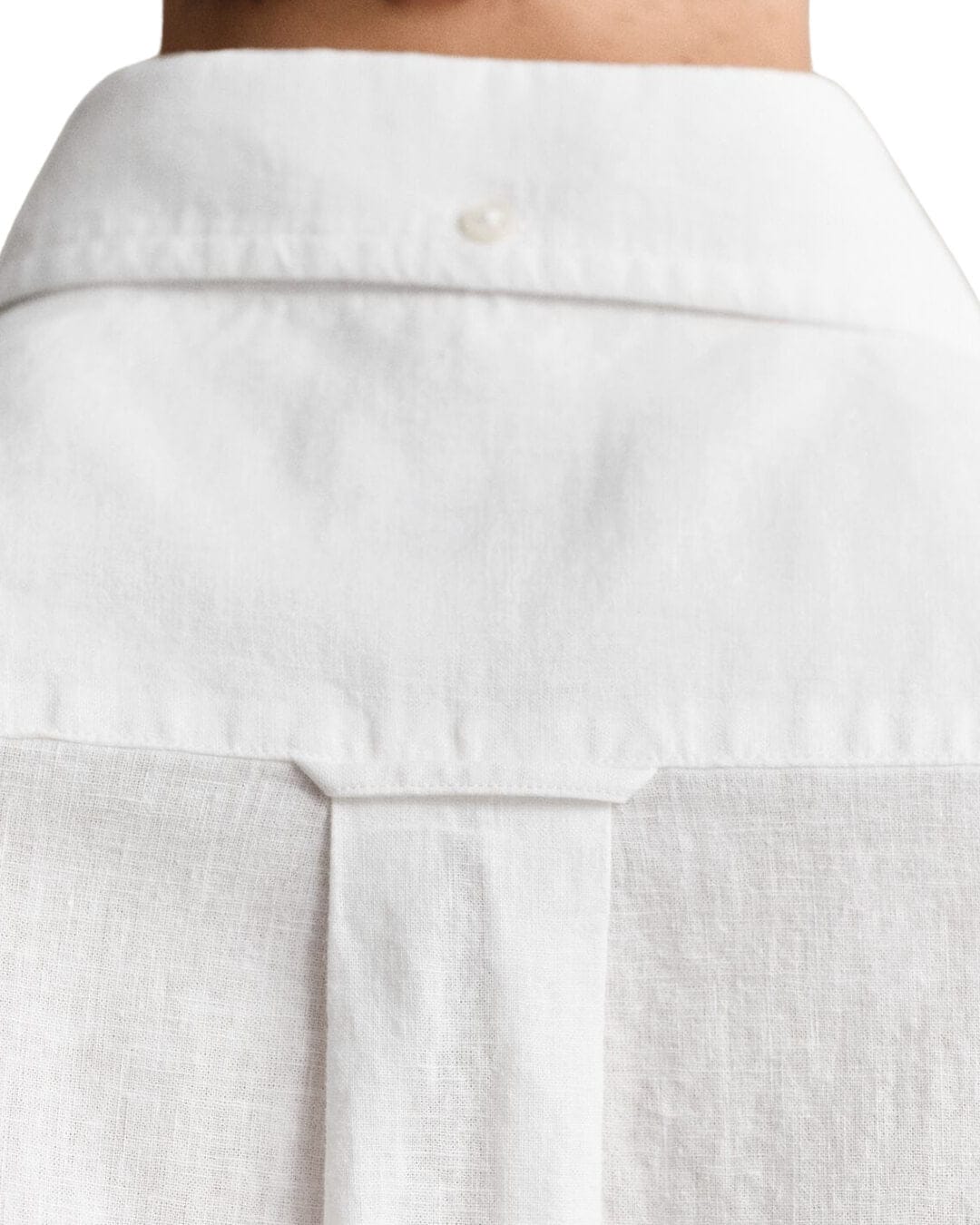 Gant Shirts Gant White  Reg Cotton Linen Shirt