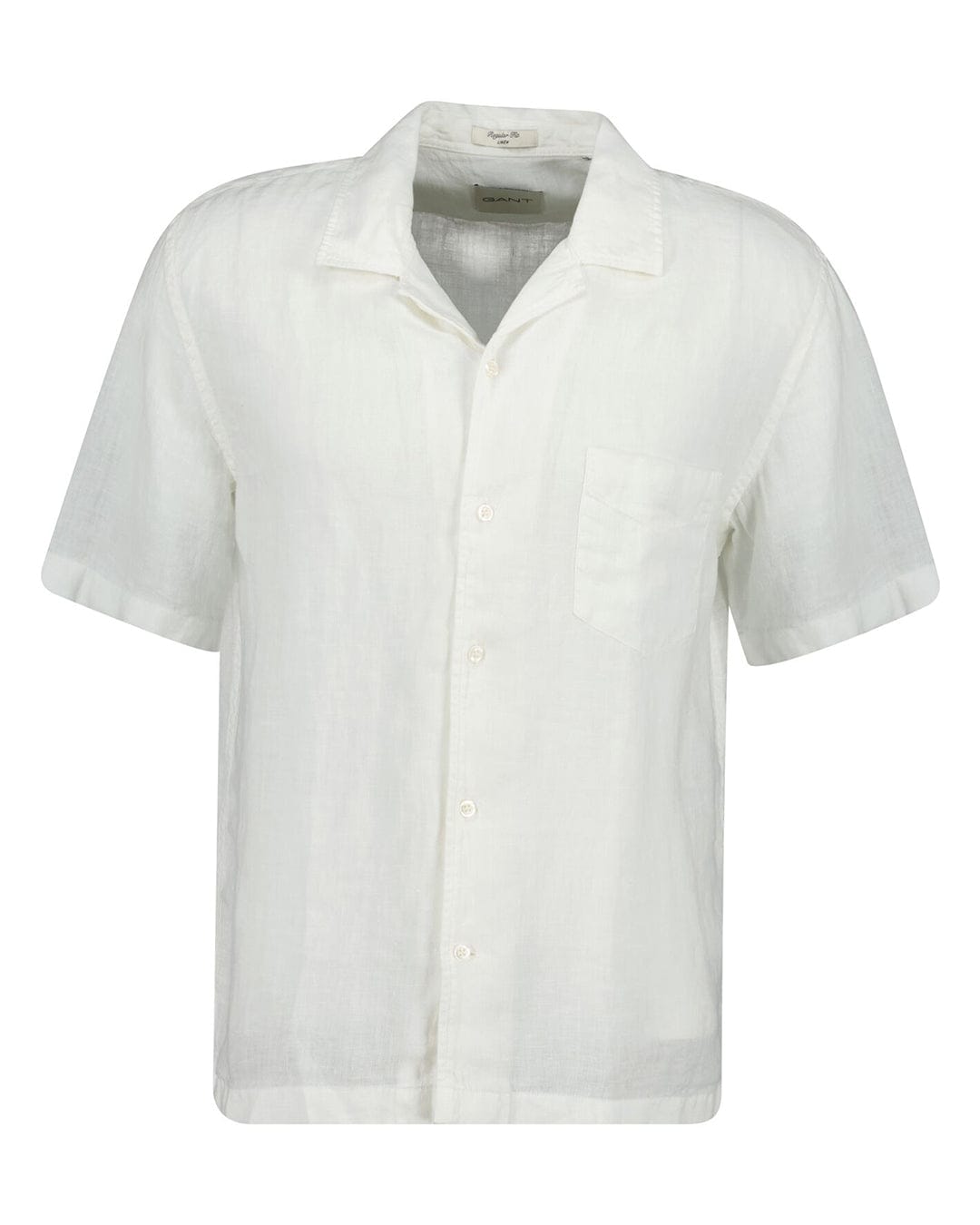 Gant Shirts Gant White Reg Gmnt Dyed Linen Shirt