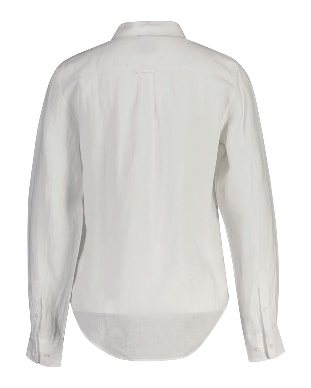 Gant Shirts Gant White Reg Linen  Shirt