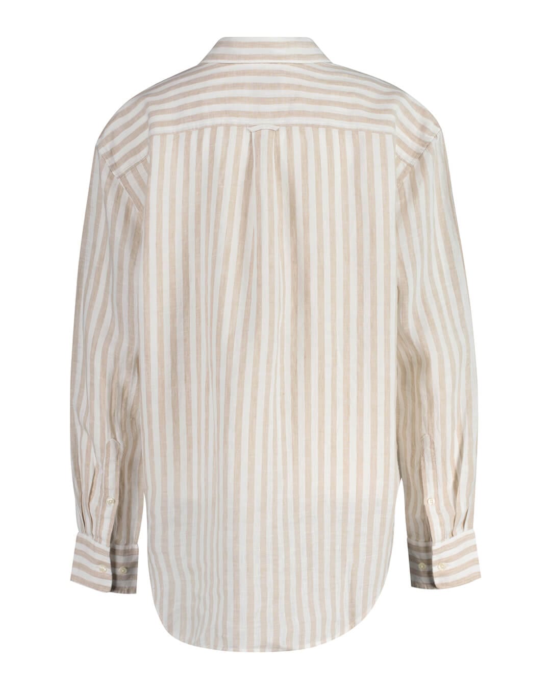 Gant Shirts REL STRIPED LINEN SHIRT G277 DRY SAND Beige