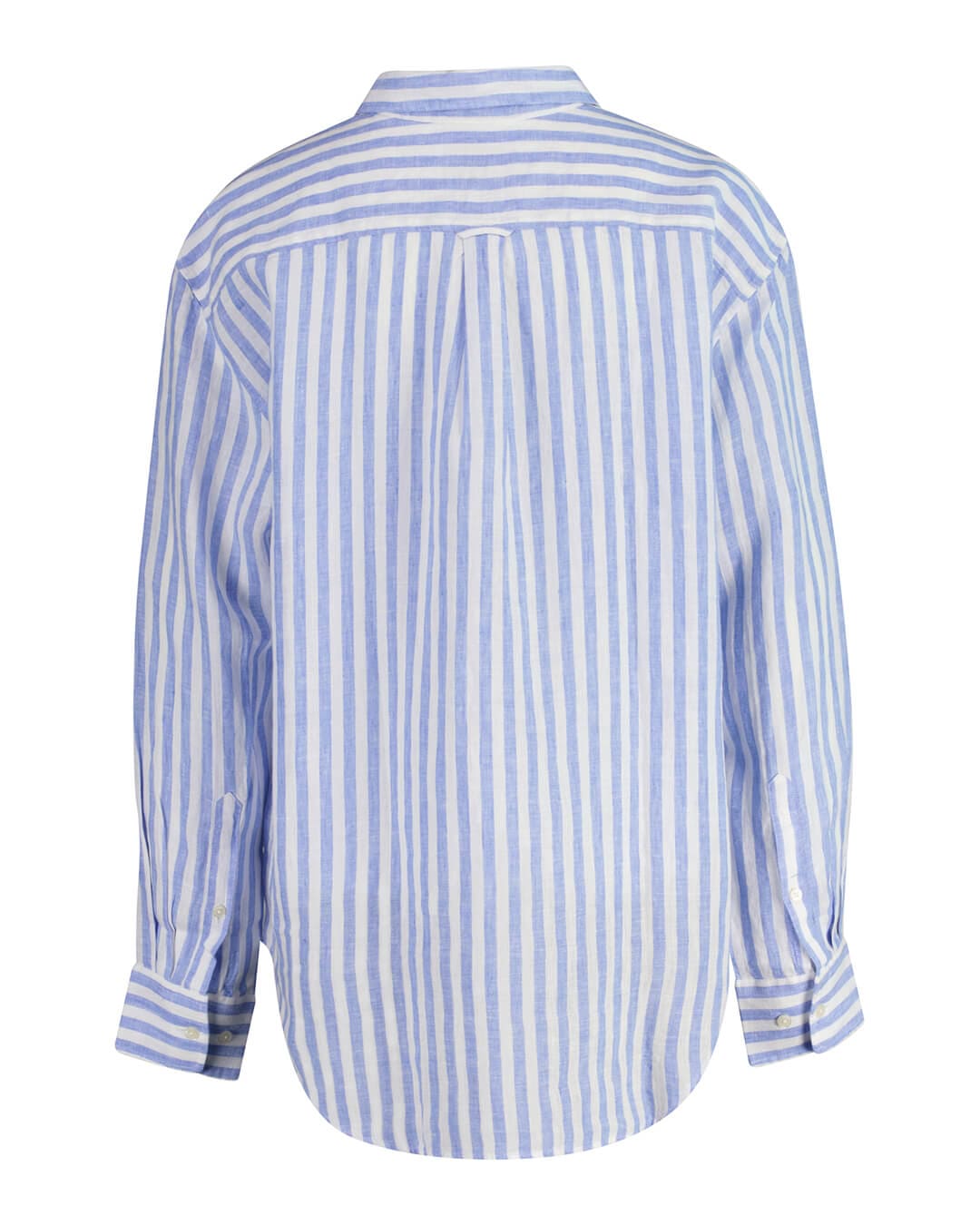Gant Shirts REL STRIPED LINEN SHIRT G419 PERFECT BLUE Blue