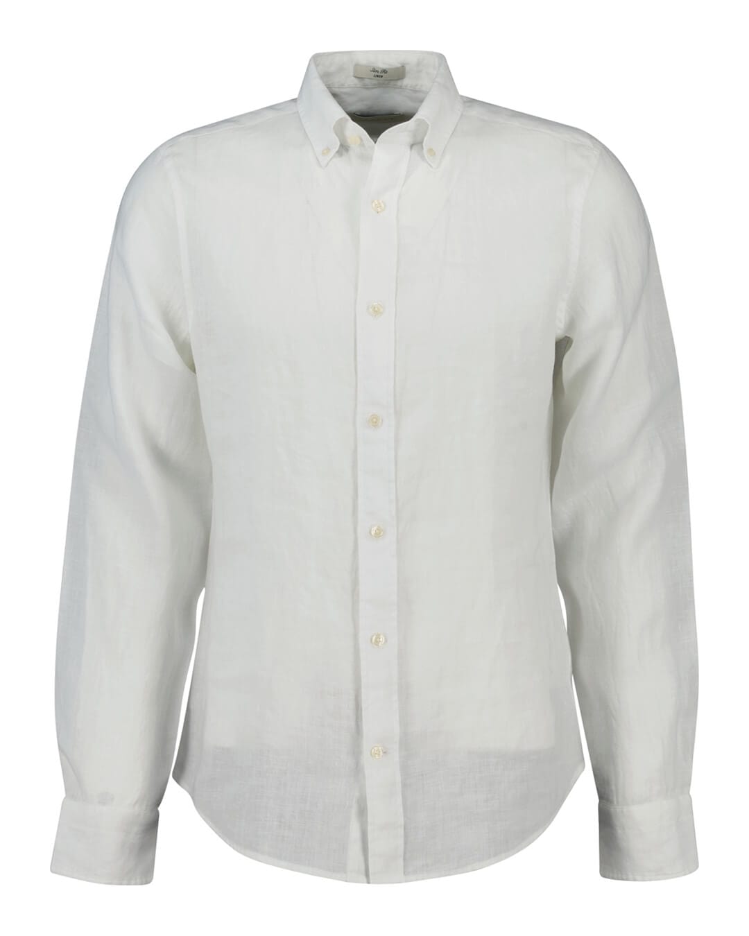 Gant Shirts SLIM LINEN SHIRT G110 WHITE White