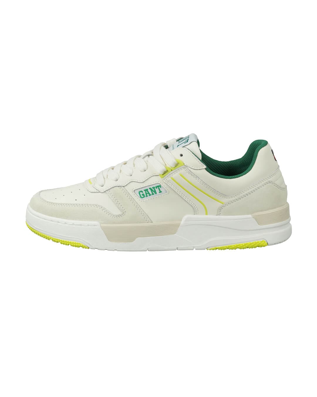 Gant Shoes Gant Brookpal Cream And Green Sneakers