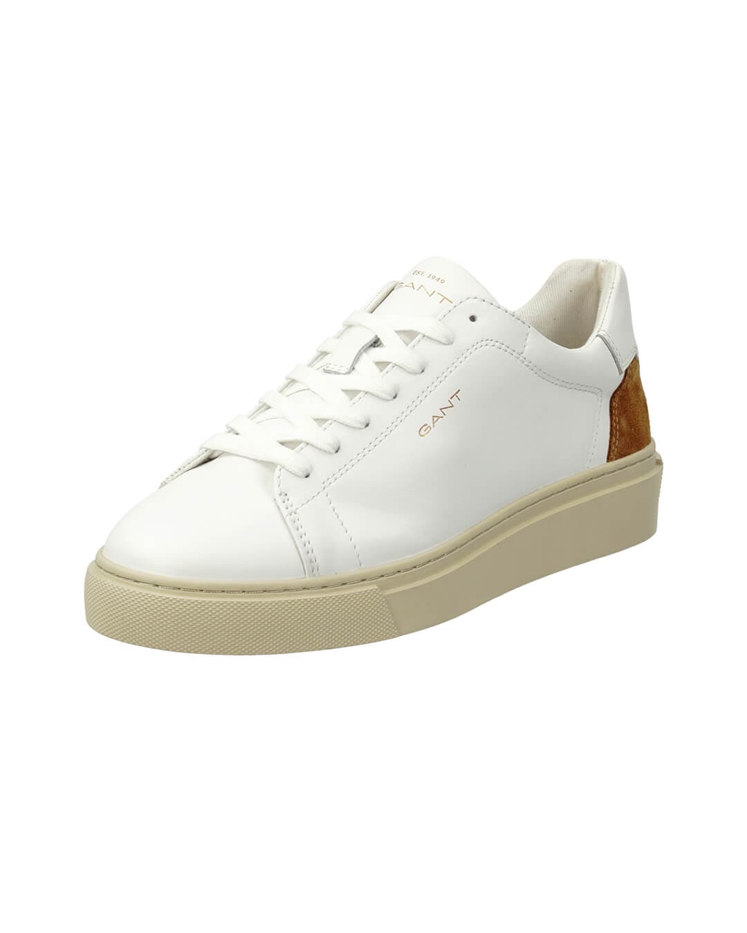 Gant Shoes Gant Off White And Brown Julice Sneakers