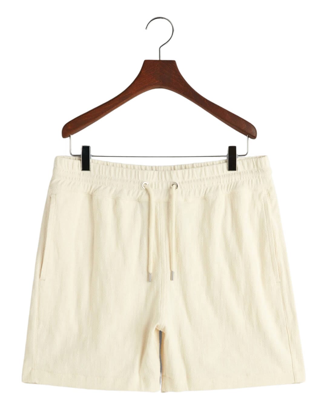 Gant Shorts Gant Cream Terry Jacquard Plain Short