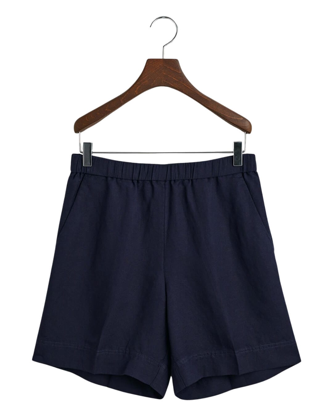 Gant Shorts Gant Navy Linen Blend Pull On Shorts