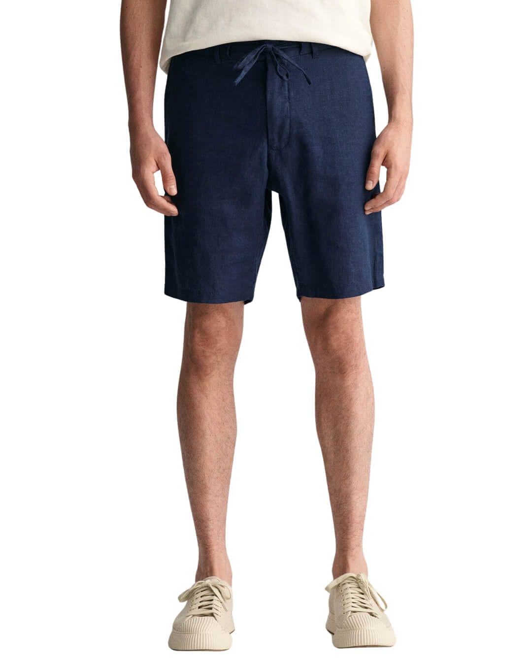 Gant Shorts Gant Navy Relaxed Linen Shorts