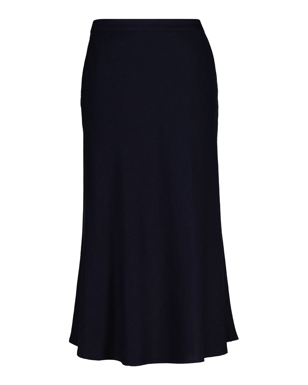 Gant Skirts Gant Evening Blue Flared Linen   Skirt