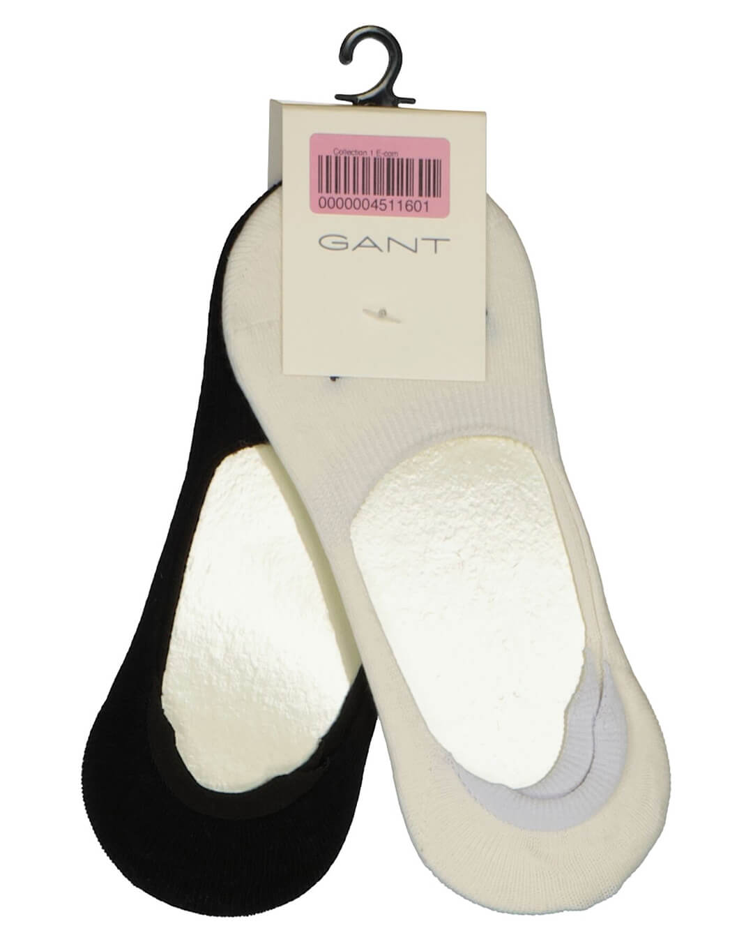 Gant Socks Gant Black / White  Invisible  2-Pack Socks