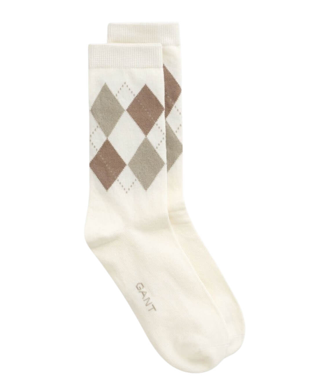 Gant Socks Gant Cream Argyle Check Socks G113