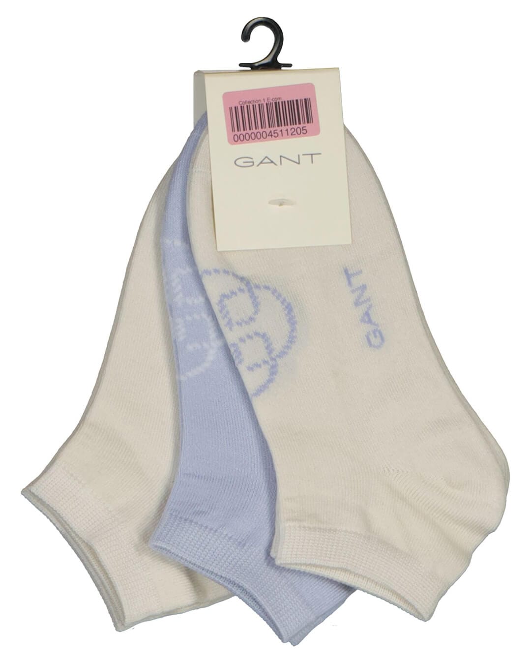 Gant Socks Gant Light Blue  Monogram Ankle 3-Pack Socks