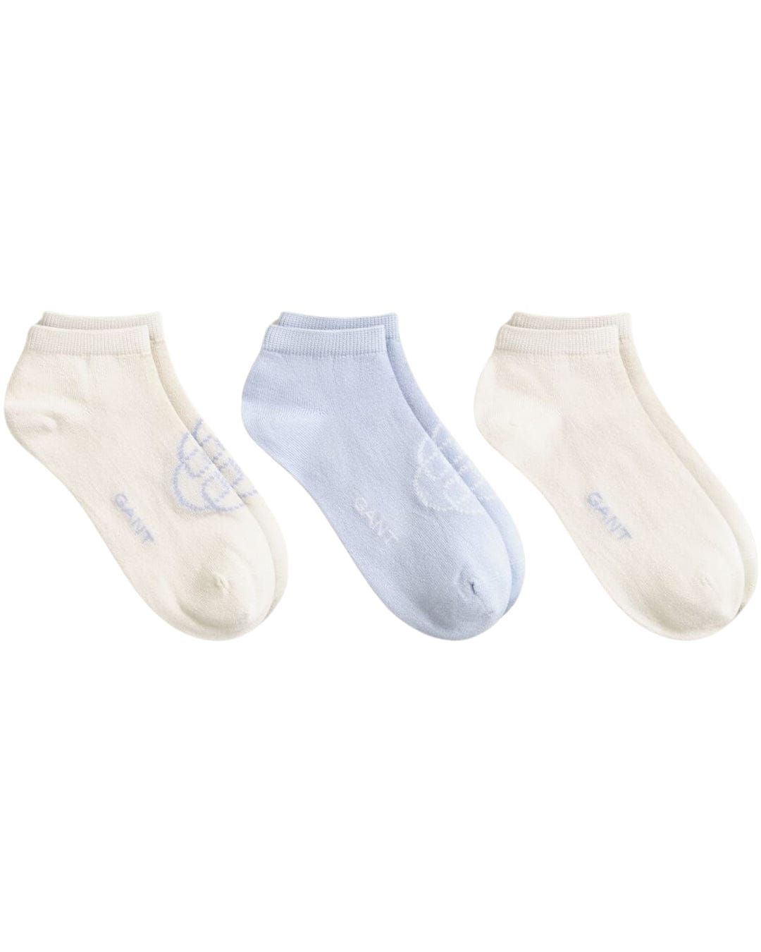 Gant Socks Gant Light Blue  Monogram Ankle 3-Pack Socks