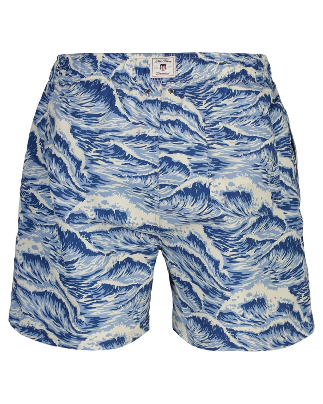 Gant Swimwear Gant Blue  Waves Print Swimwear