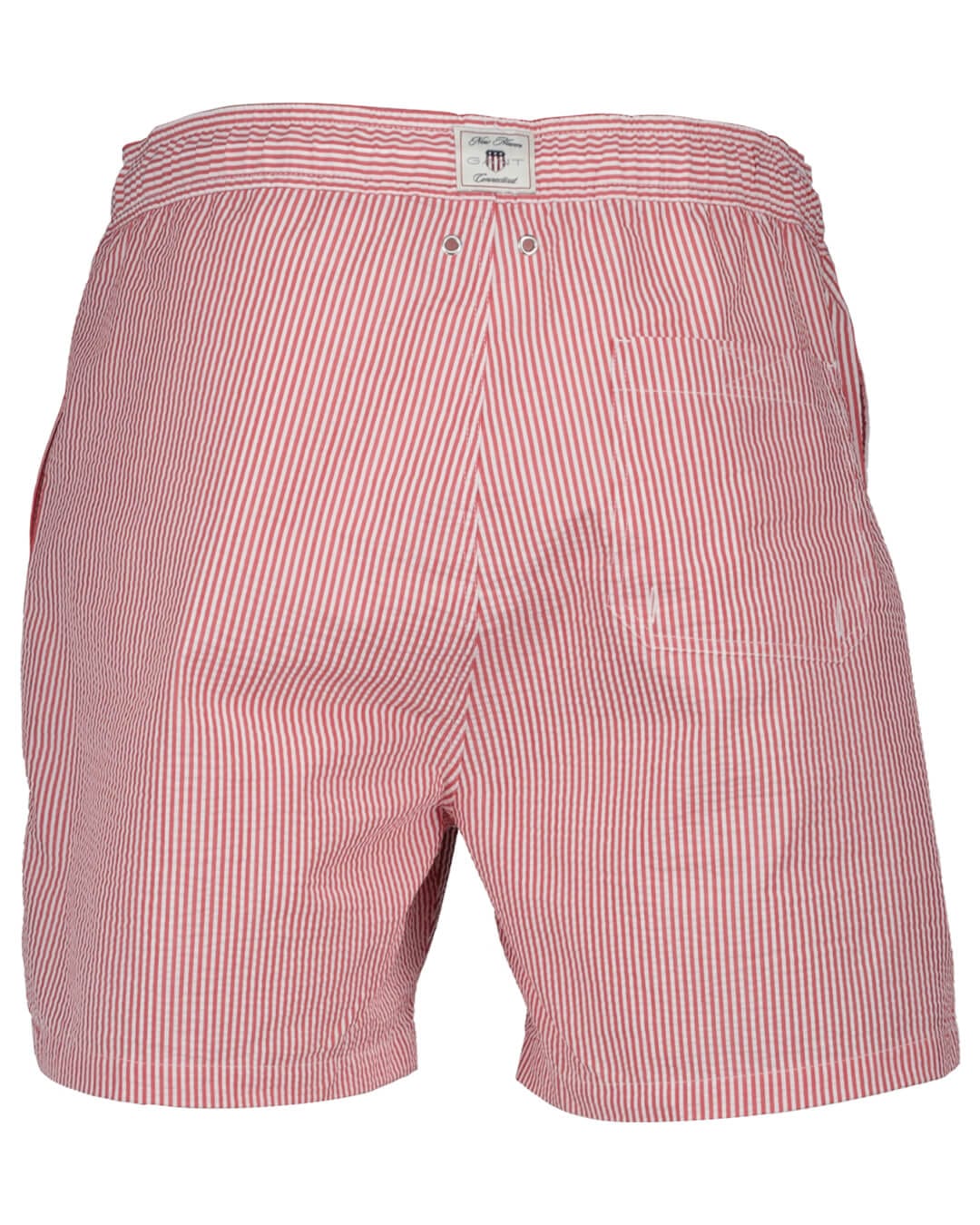 Gant Swimwear SEERSUCKER SWIM SHORTS G630 RUBY RED Red