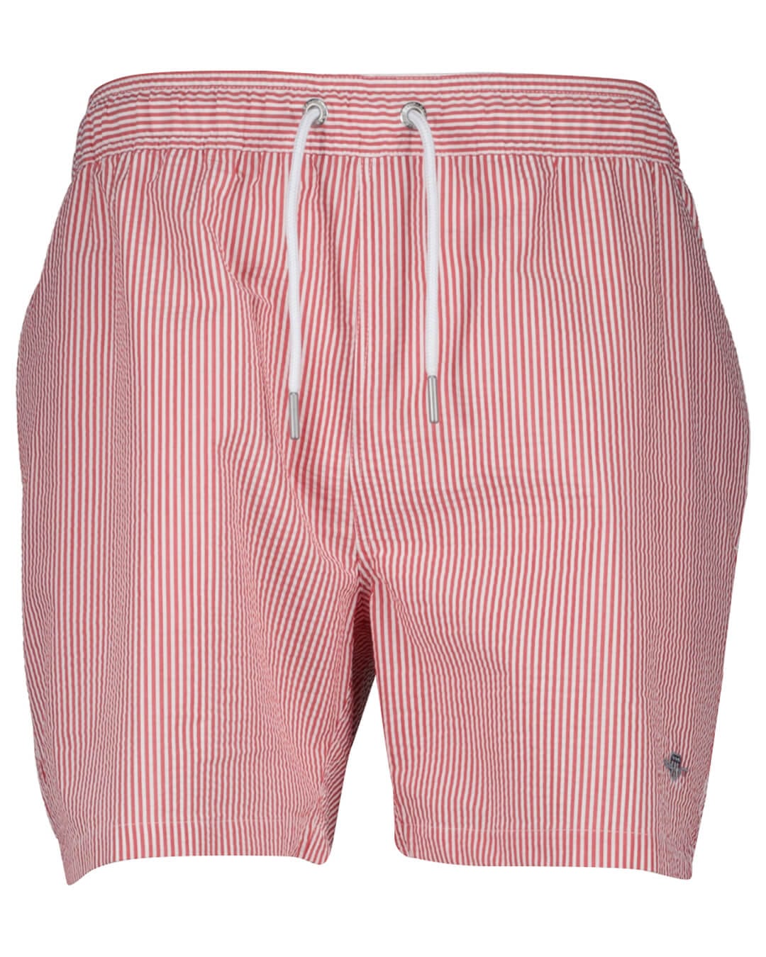 Gant Swimwear SEERSUCKER SWIM SHORTS G630 RUBY RED Red