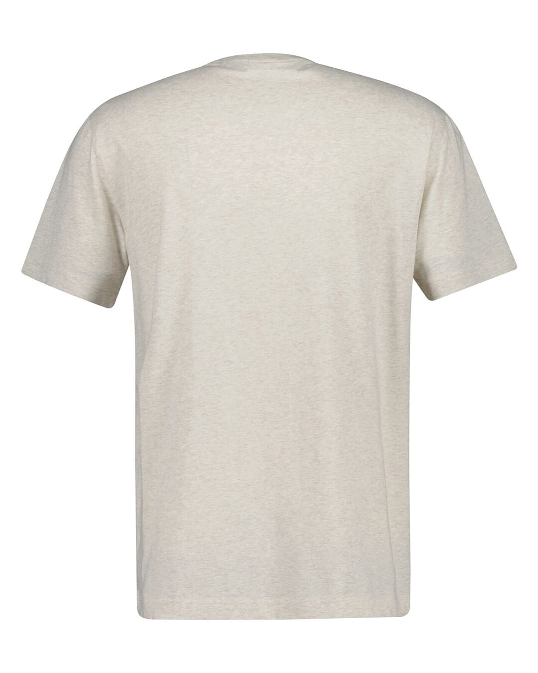 Gant T-Shirts Gant Beige Shield  T-Shirt