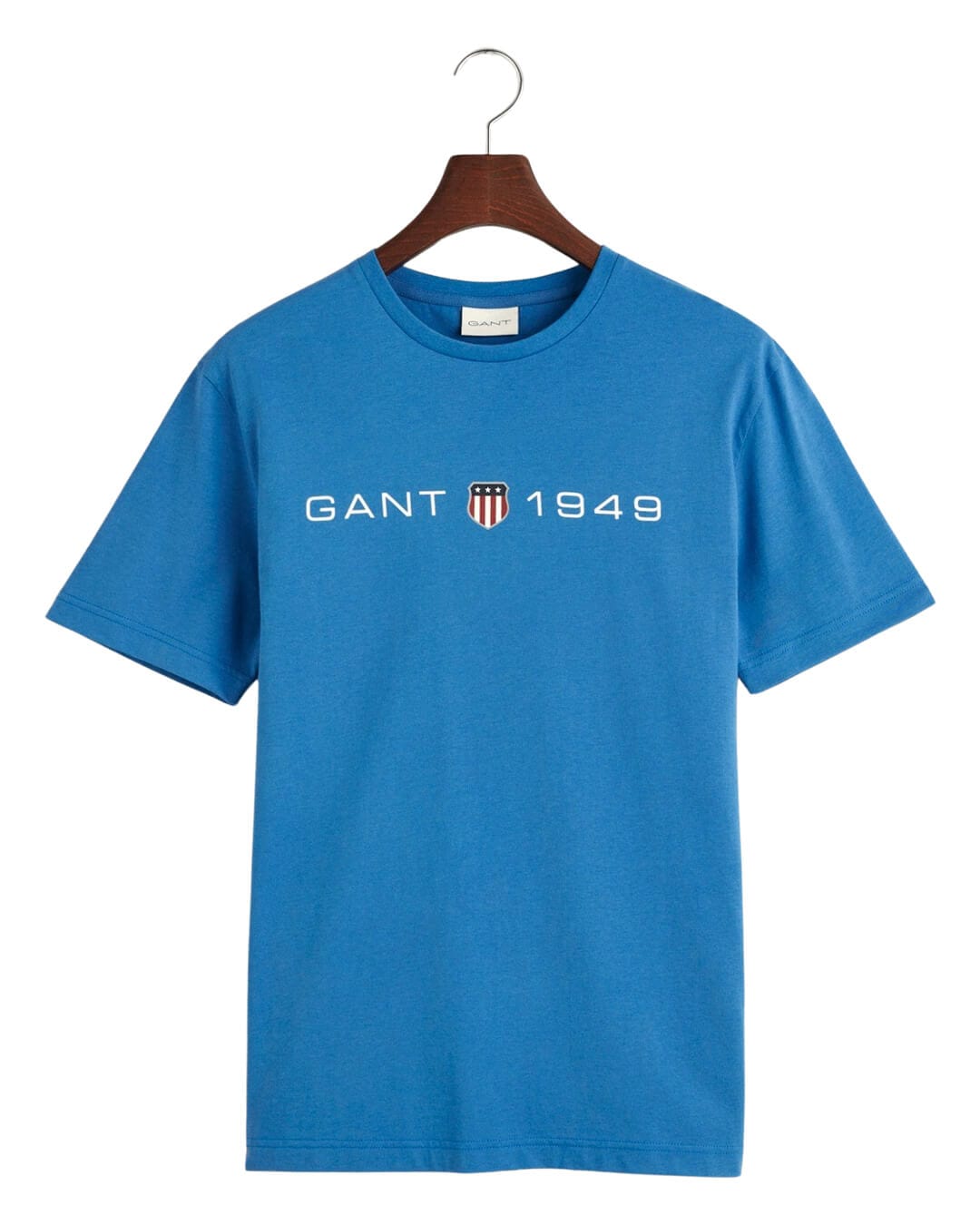 Gant T-Shirts Gant Blue Printed Graphic T-Shirt