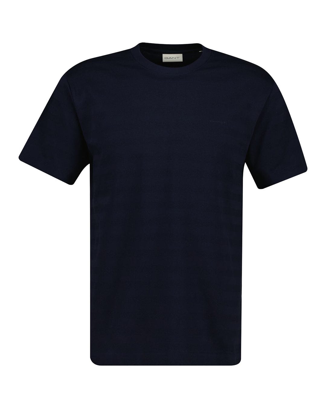 Gant T-Shirts Gant Blue Texture Stripe T-Shirt