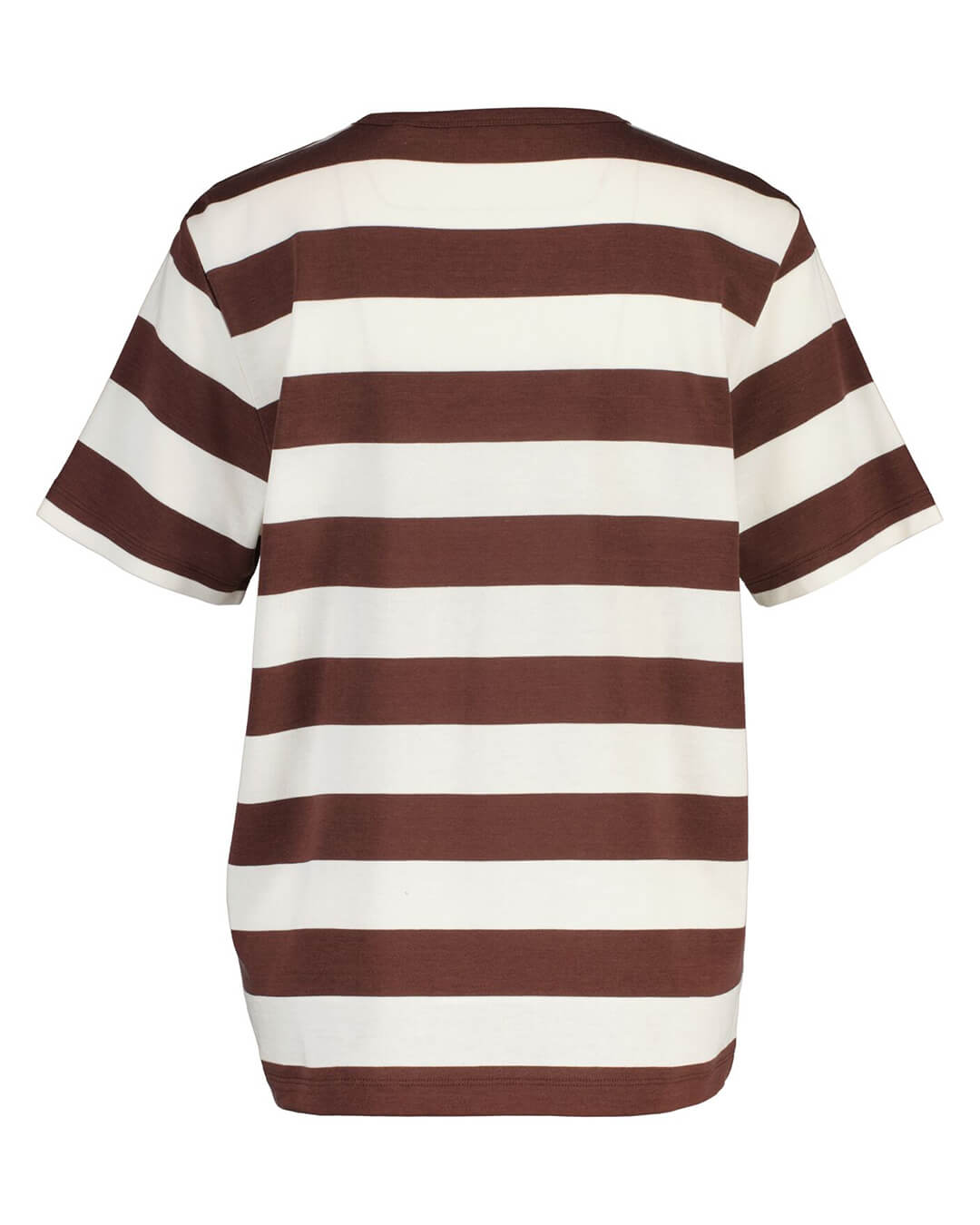 Gant T-Shirts Gant Brown Striped   T-Shirt