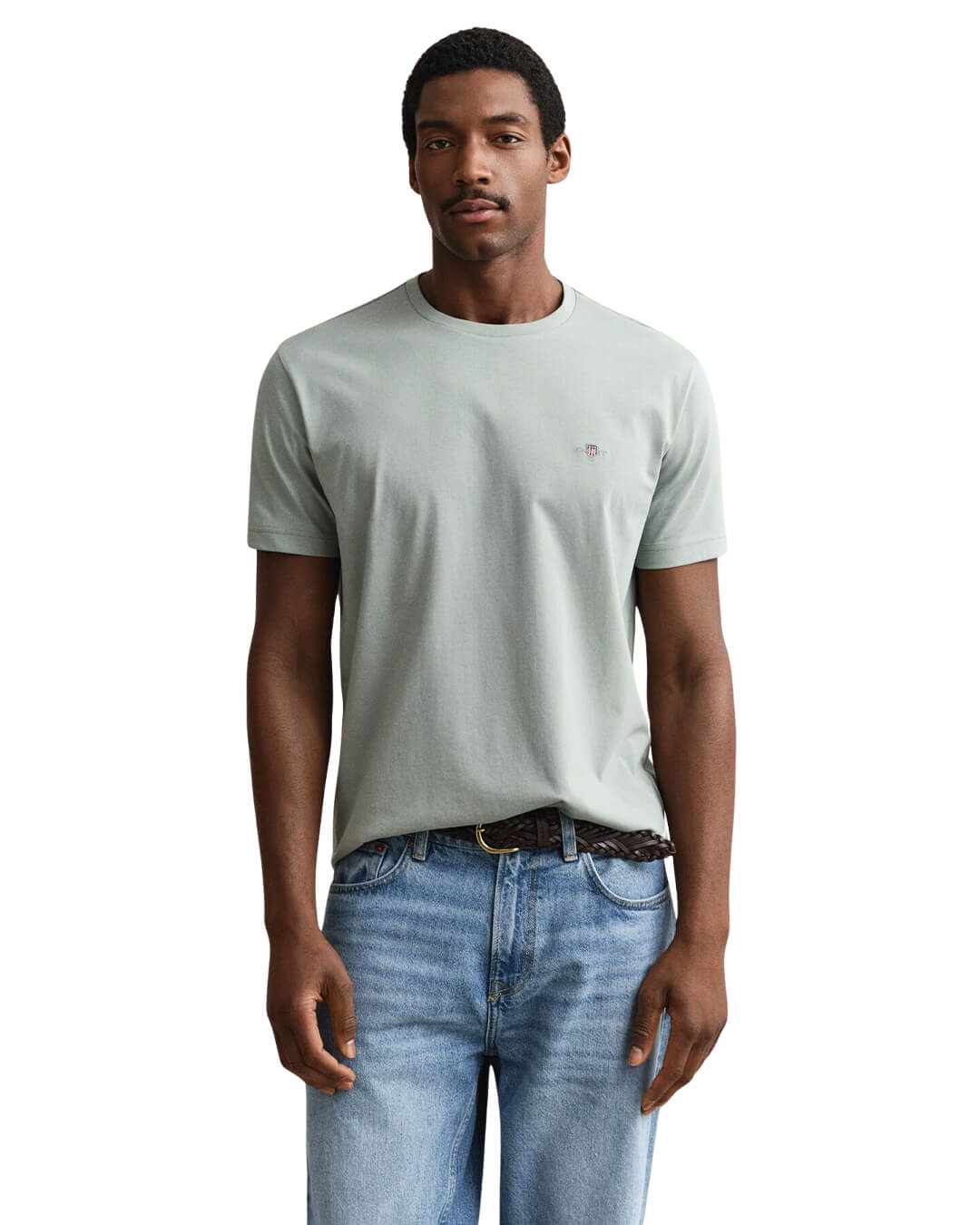 Gant T-Shirts Gant Ceramic Grey Shield  T-Shirt