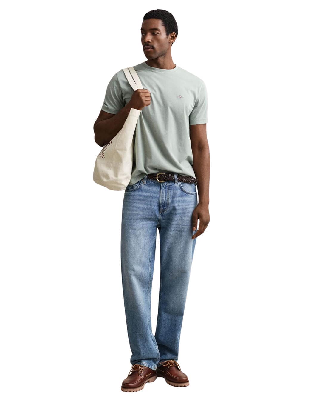 Gant T-Shirts Gant Ceramic Grey Shield  T-Shirt