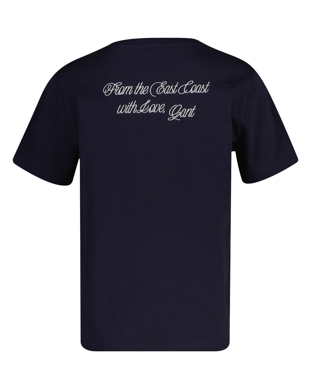Gant T-Shirts Gant Evening Blue Graphic Print  T-Shirt