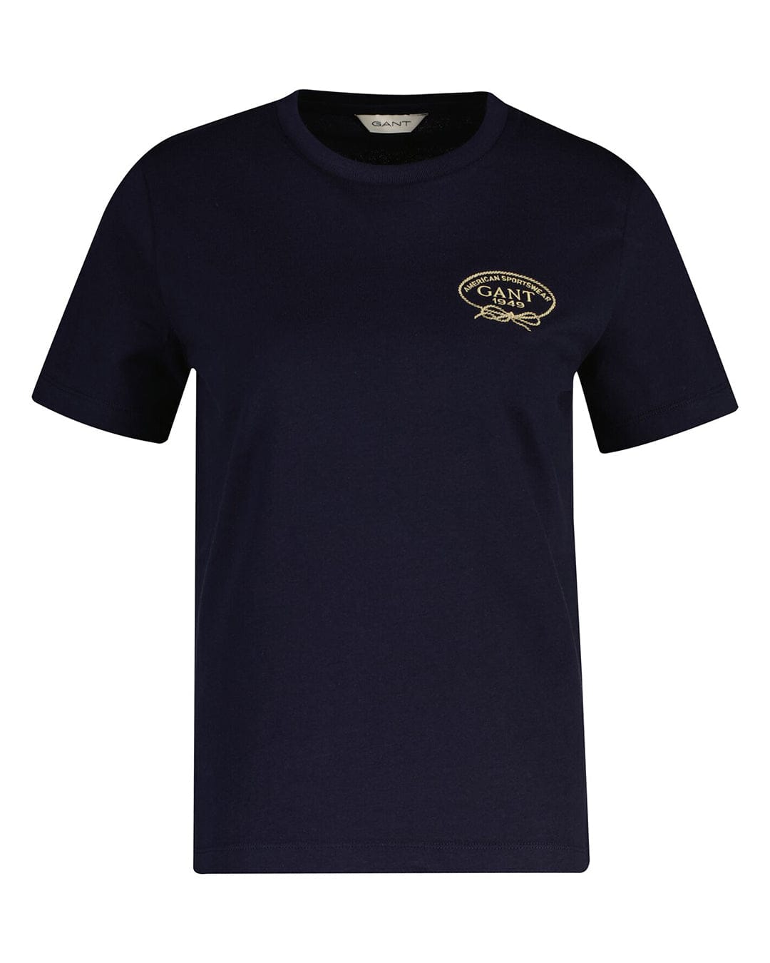 Gant T-Shirts Gant Evening Blue Rope Graphic   T-Shirt