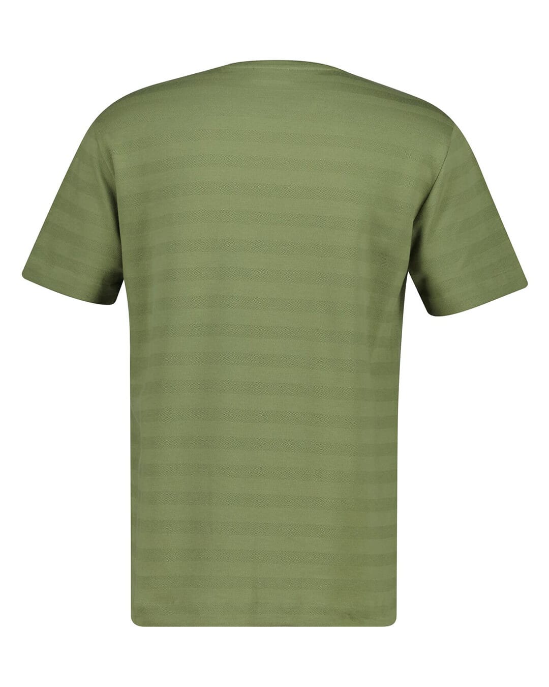 Gant T-Shirts Gant Green Texture Stripe T-Shirt