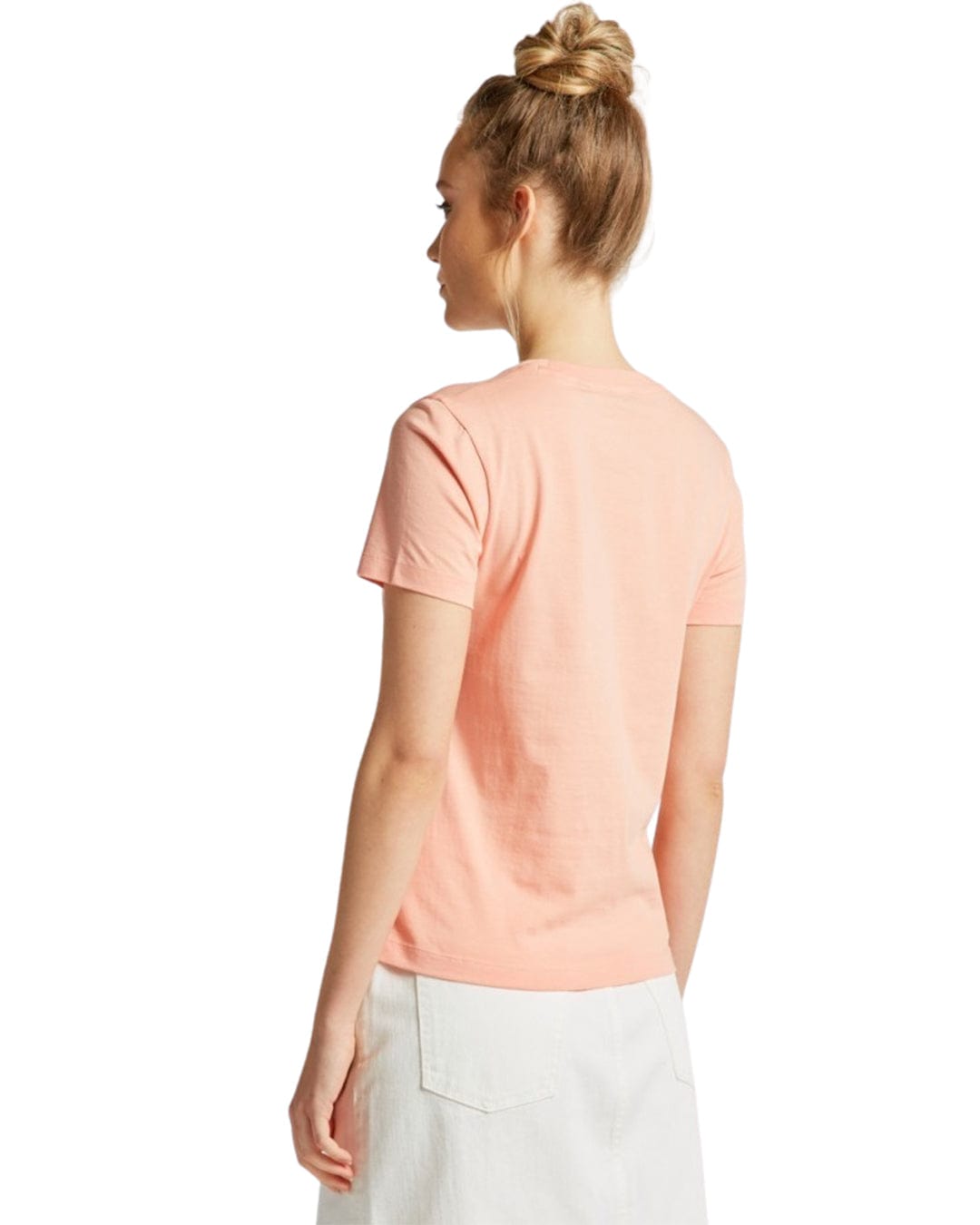 Gant T-Shirts Gant Orange Logo Short Sleeved T-Shirt