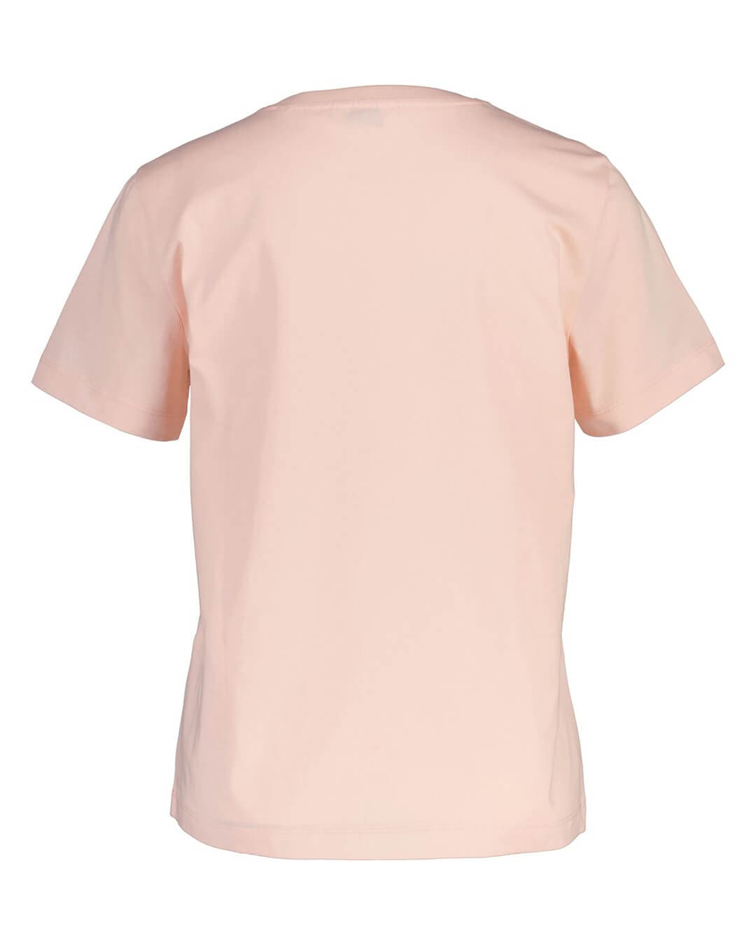 Gant T-Shirts Gant Pink Reg Shield  T-Shirt