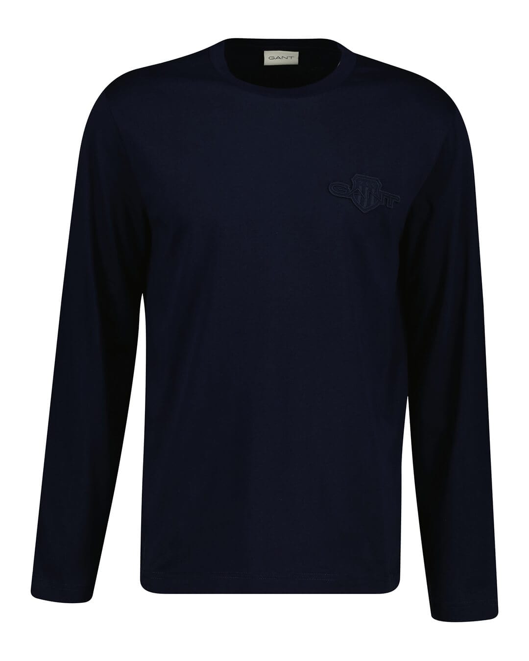 Gant T-Shirts Gant REG TONAL SHIELD LS T-SHIRT G433 EVENING BLUE