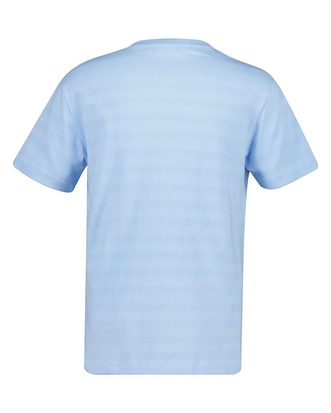 Gant T-Shirts Gant Sky Blue Texture Stripe  T-Shirt