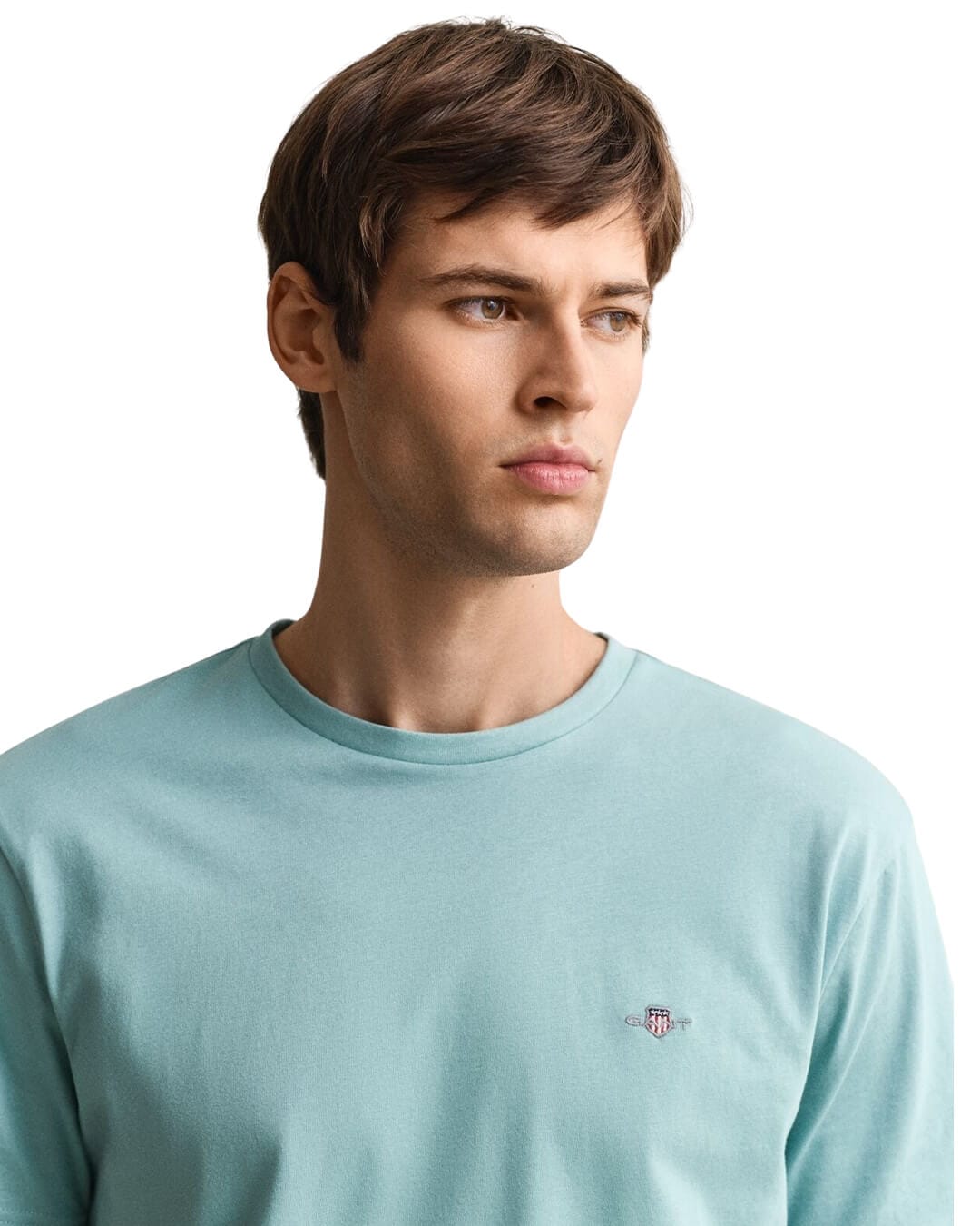 Gant T-Shirts Gant Turquoise Shield  T-Shirt