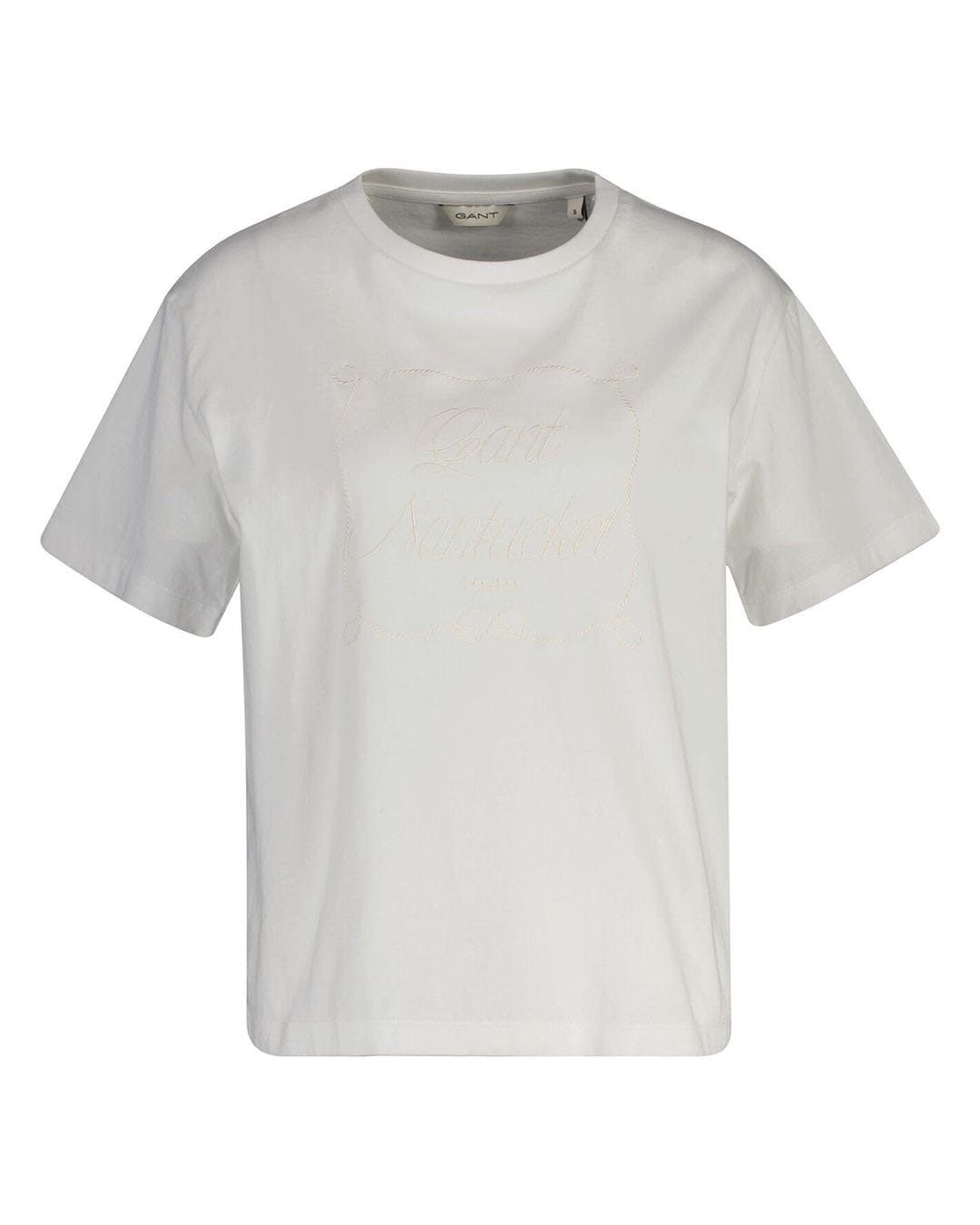 Gant T-Shirts Gant White  Graphic T-Shirt