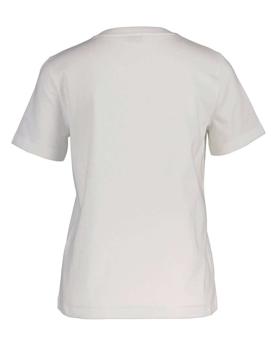 Gant T-Shirts Gant White Rope Graphic T-Shirt