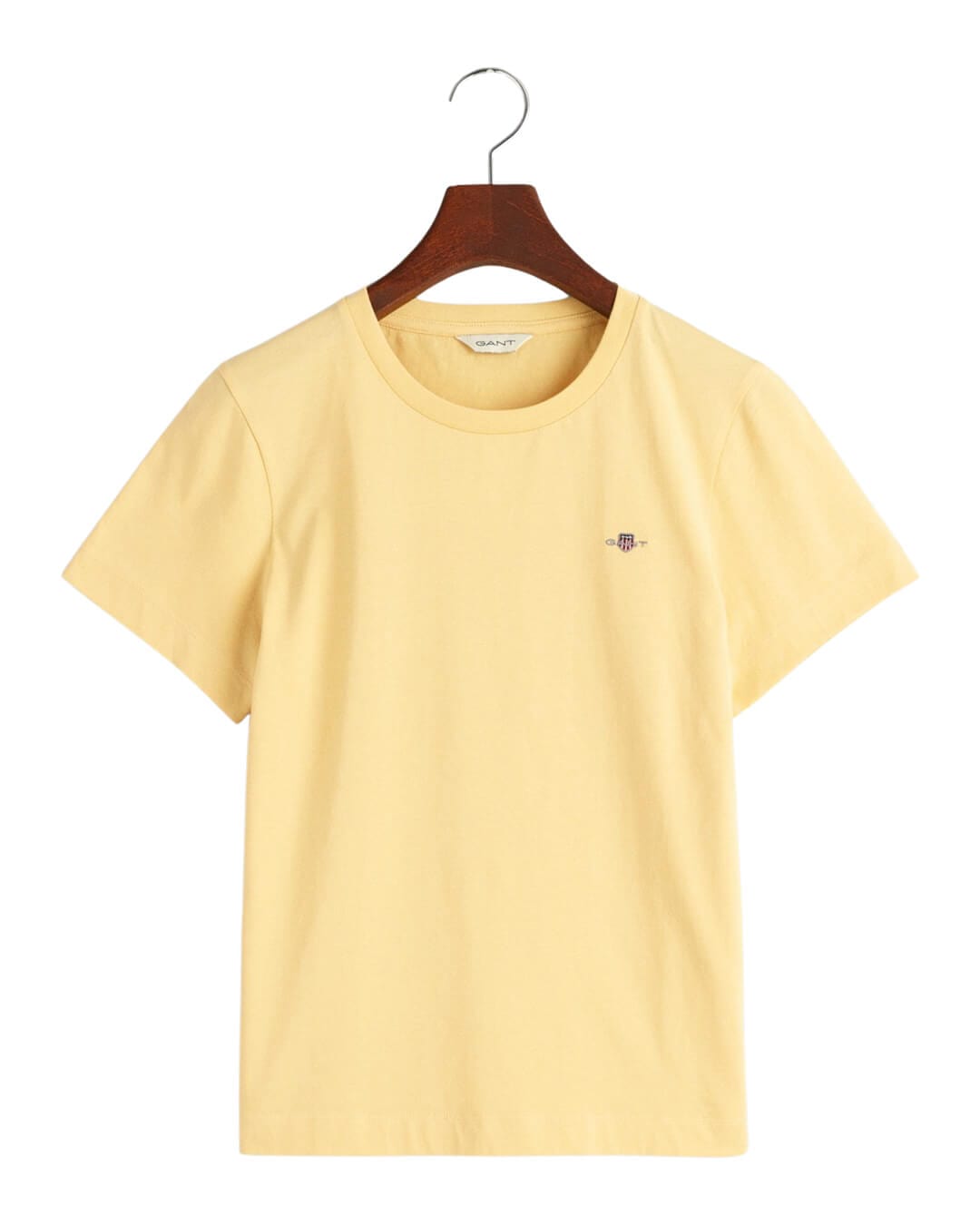 Gant T-Shirts Gant Yellow Regular Shield Short Sleeve T-Shirt