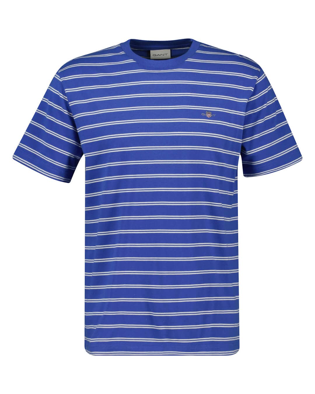 Gant T-Shirts STRIPED SS T-SHIRT G407 RICH BLUE Blue
