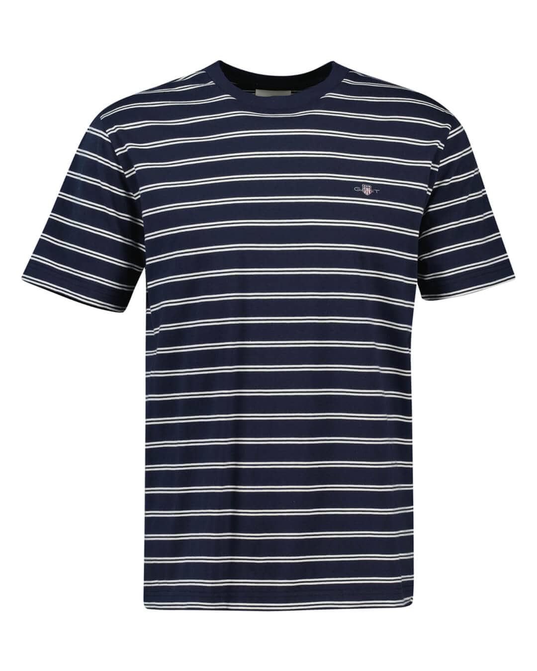 Gant T-Shirts STRIPED SS T-SHIRT G433 EVENING BLUE Blue