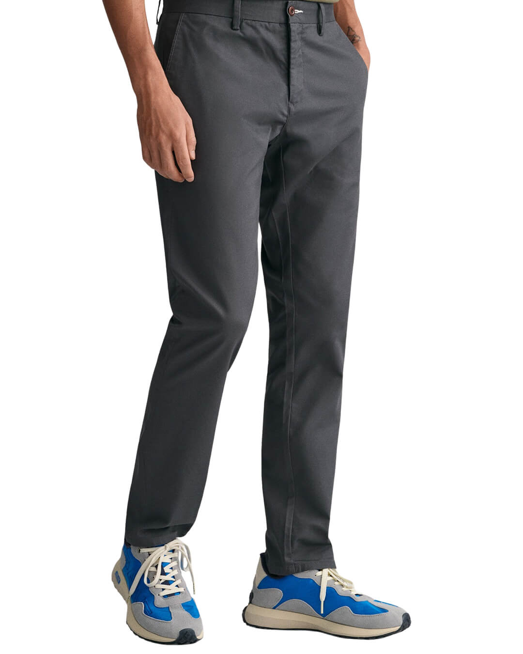 Gant Trousers Gant Antracite Slim Fit Tech Prep™ Chinos