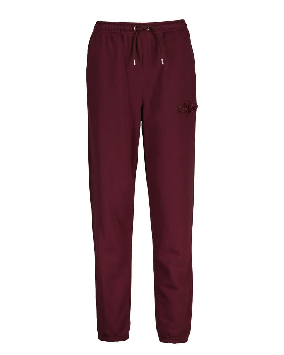 Gant Trousers Gant Bur Reg Tonal Shield G656 Plum Wine
