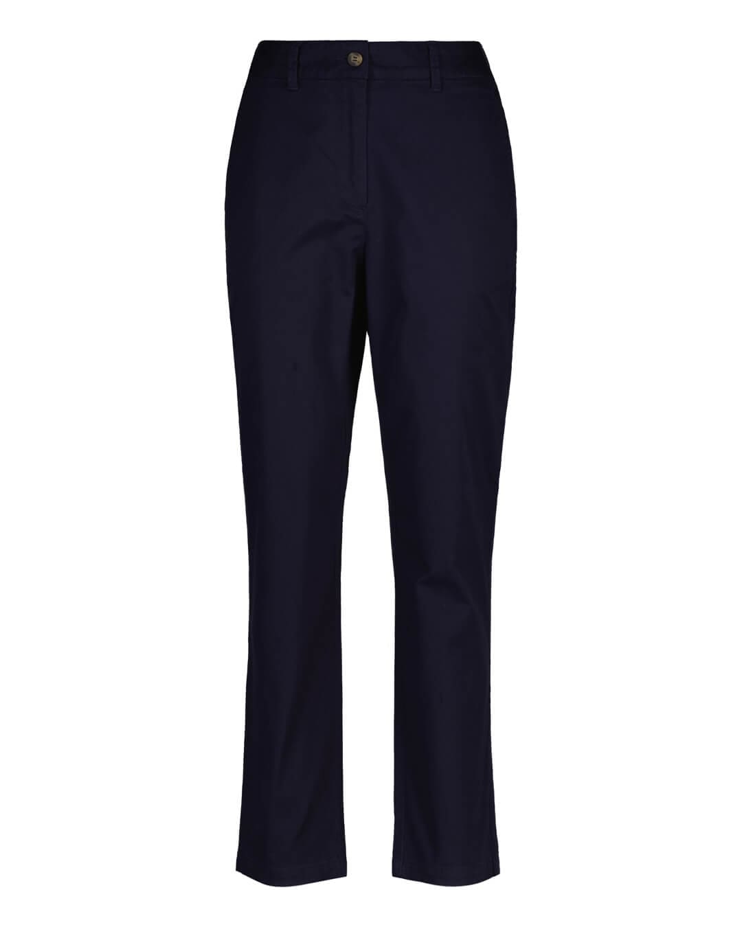 Gant Trousers Gant Evening Blue Slim Fit Chinos
