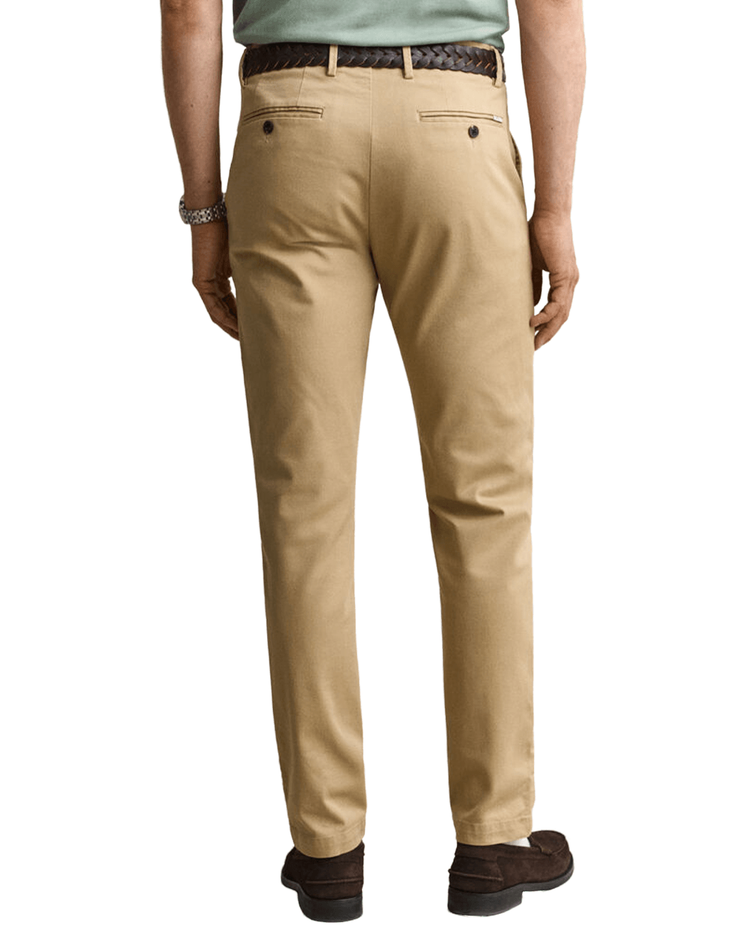 Gant Trousers Gant Khaki Gant Slim Smart Chinos G248 Dark Khaki