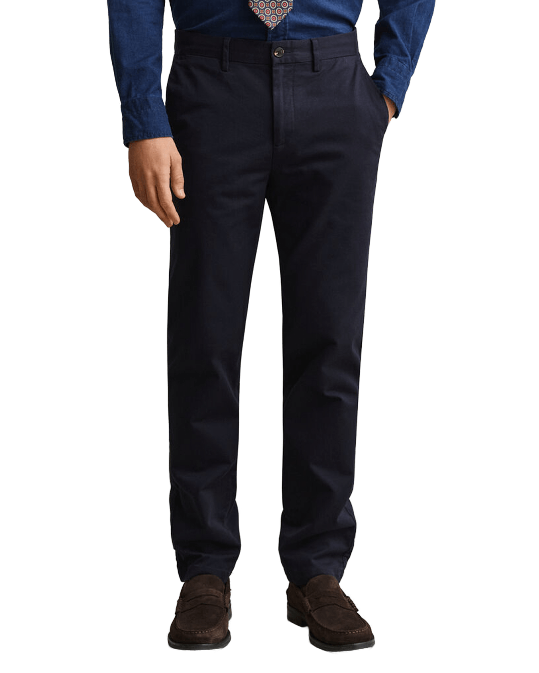 Gant Trousers Gant Navy Gant Slim Smart Chinos G433 Evening Blue